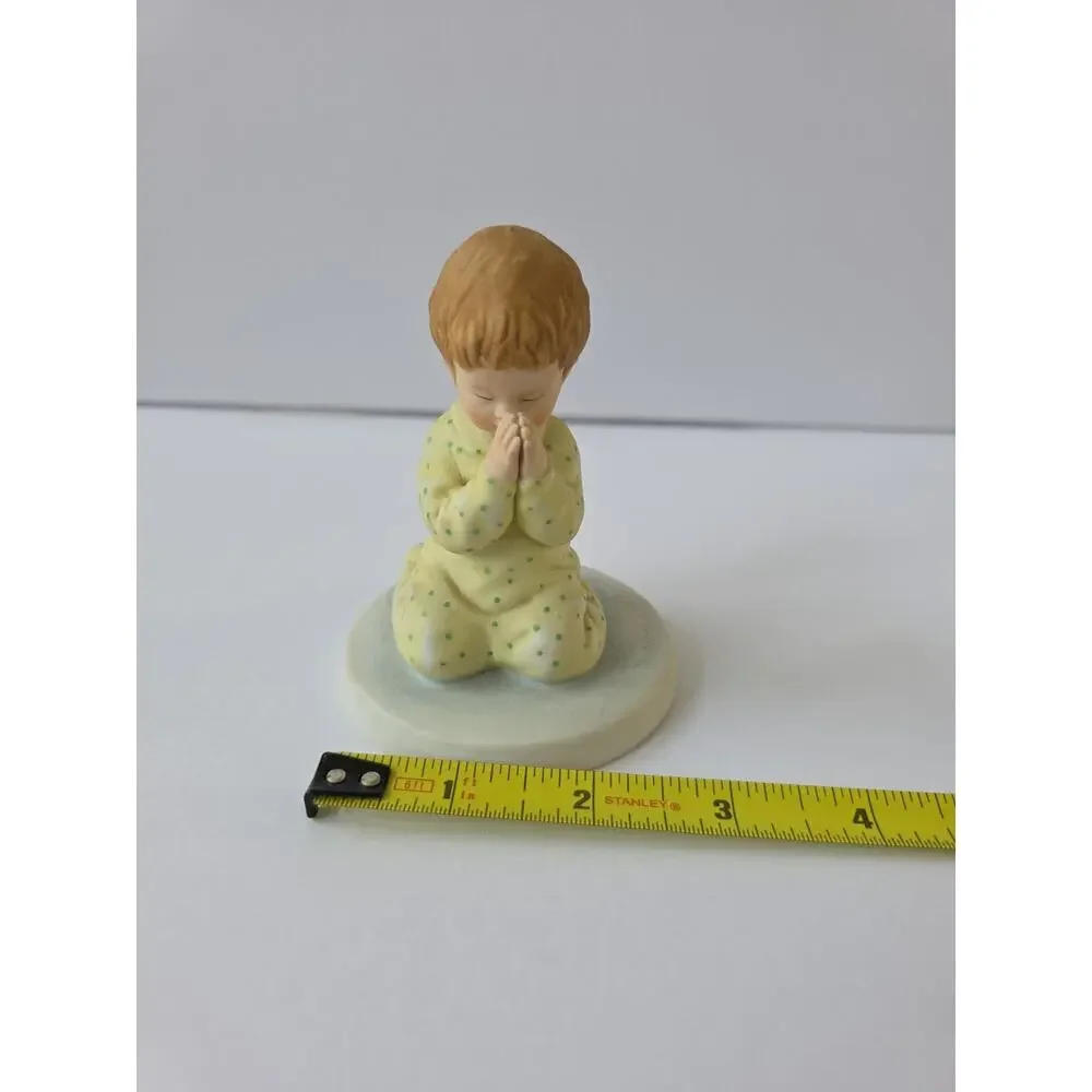 Vintage 1980 Signed Frances Hook A Childs World Nighttime Thoughts Praying Boy